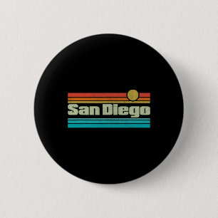 70er 80er Surfen Kalifornien Ca San Diego  Button