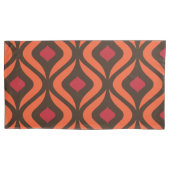 70er Abstrakt geometrisches Muster Kissenbezug (Vorderseite-Links)