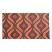 70er Abstrakt geometrisches Muster Kissenbezug (Rückseite-Links)