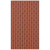 70er Abstrakt geometrisches Muster Tischdecke (Vorderseite)