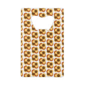 70er Abstrakte geometrische Rundformen Geldbeutel Flaschenöffner (Rückseite)