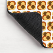 70er Abstrakte geometrische Rundformen Mousepad (Ecke)