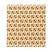 70er Abstrakte geometrische Rundformen Notizblock (Vorderseite)
