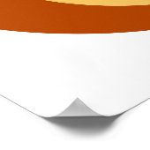 70er Abstrakte geometrische Rundformen Poster (Ecke)
