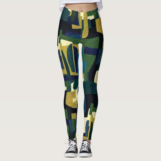 70er Art Design Leggings (Vorderseite)