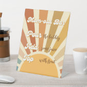 70er Baby Dusche Bohemisch Duschkopf Schild (In SItu)