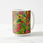 70er Blume Kaffeetasse (VorderseiteRechts)
