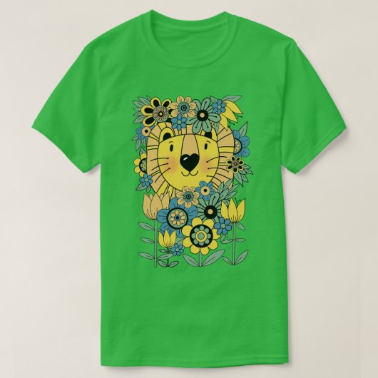 70er Blume Power T-Shirt (Design vorne)