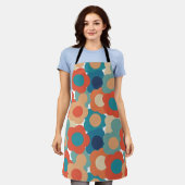 70er Blume Schürze (Getragen)