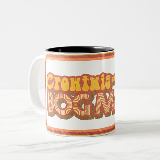 70er Bog Magic Zweifarbige Tasse (Vorderseite Links)