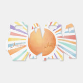 70er Boho Sun "Little Ray of Sunshine" Kinderdusch Geschenkschachtel (Ungefaltet)