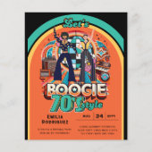 70er Boogie Retro Disco Tanz Geburtstagsparty (Vorderseite)