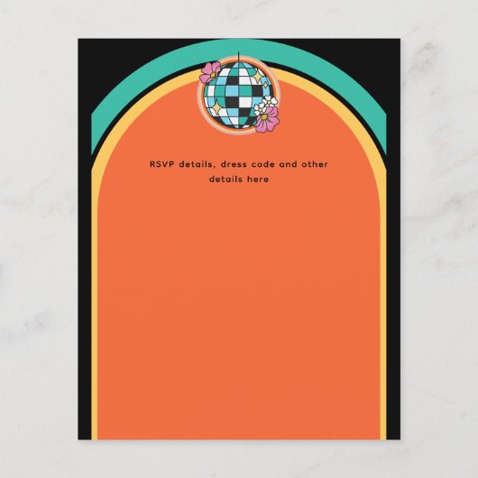 70er Boogie Retro Disco Tassino (Rückseite)