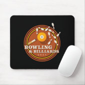 70er Bowling und Billard Mousepad (Mit Mouse)