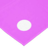 70er Bright Hübsch Pink White Stripes Polka Dots Tischdecke (Schrägansicht)