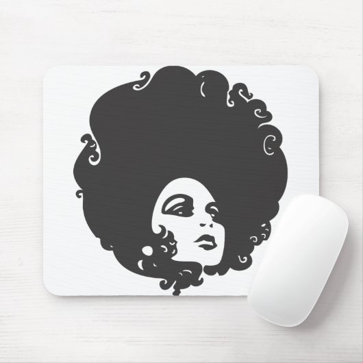 70er Chick Mousepad (Mit Mouse)