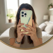 70er Color block Sage green Dreiecke Individuelle Case-Mate iPhone Hülle