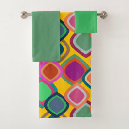 70er Colors Badhandtuch Set