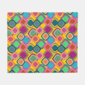 70er Colors Fleecedecke (Vorderseite (Horizontal))