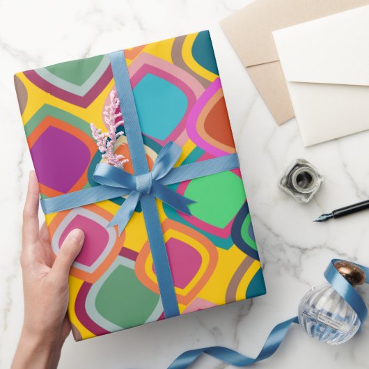 70er Colors Geschenkpapier (Schenken)