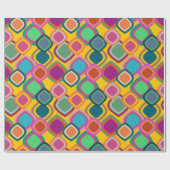 70er Colors Geschenkpapier (Flach)