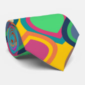 70er Colors Krawatte (Gerollt)