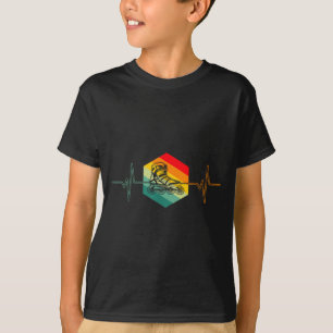 70er Cool Vintage Retro Rollschuhe Skaten Hören T-Shirt