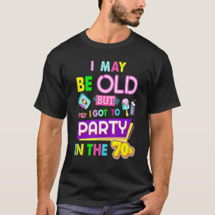 70er-Design für Frauen Rave-Outfit & 70er-Festival T-Shirt
