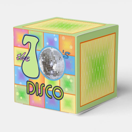 70er Disco Geschenkschachtel (Rückseite)