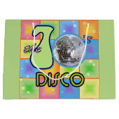 70er Disco Große Geschenktüte (Vorderseite)