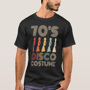 70er Disco Kostüm 70 Stile 1970er Frauen Thema Par T-Shirt