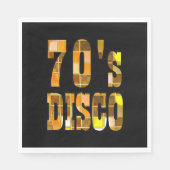 70er Disco Party Napkins Serviette (Vorderseite)