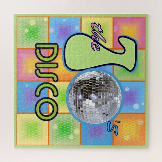 70er Disco Puzzle (Horizontal)