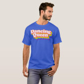 70er Disco Rainbow Dancing Queen T-Shirt (Vorne ganz)