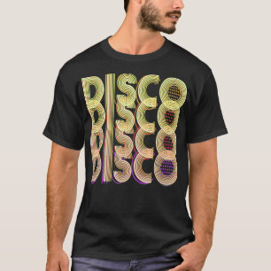70er Disco Themenwohnung Shirt Vintages Party T-Sh