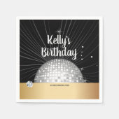 70er, Diskothek, Cocktailpapier Napkins Serviette (Vorderseite)