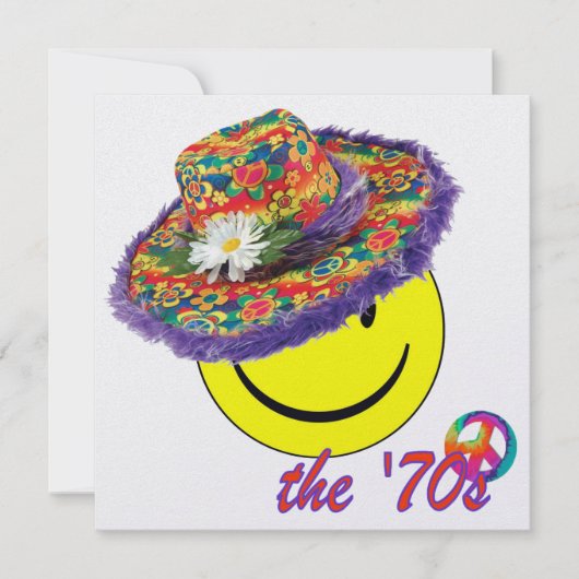 70er einladung (Vorderseite)