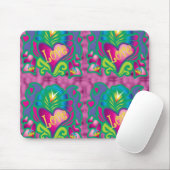 70er Floral Liebe Mousepad (Mit Mouse)