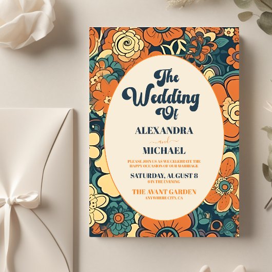70er Floral Wedding
