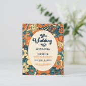 70er Floral Wedding (Stehend Vorderseite)