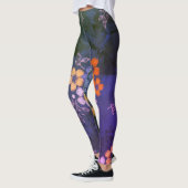 70er Folk Garden - blaue Leggings (Links)