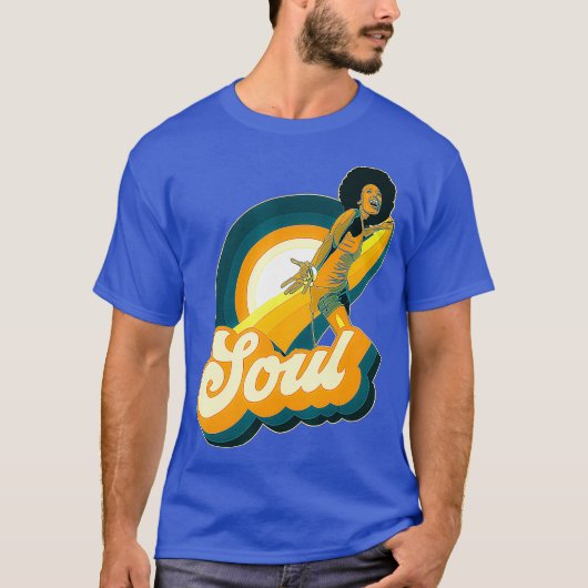 70er Funk Afro Disco Soul T-Shirt (Vorderseite)