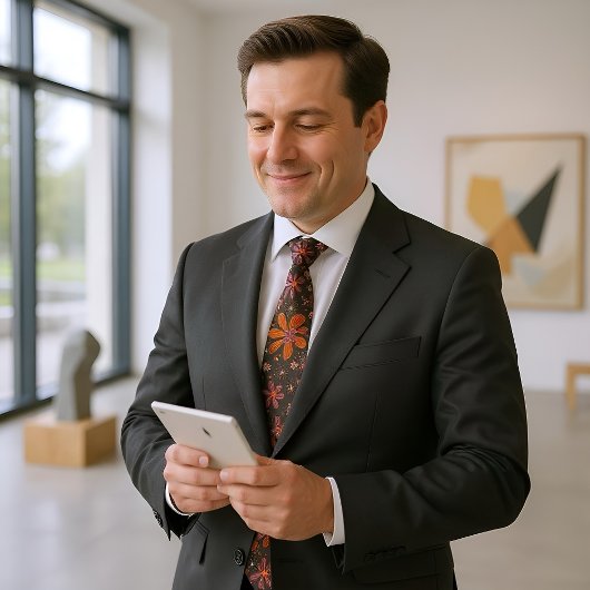 70er Garden Krawatte