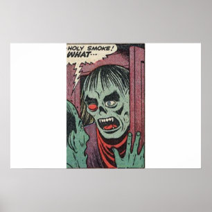 70er Golden Age Horror Vintage Comicen Poster