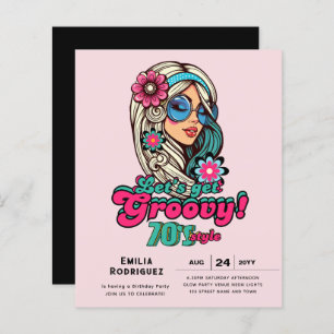 70er Groovy Boogie Retro Disco Geburtstagsparty