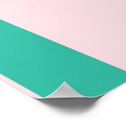 70er Groovy Boogie Retro Disco Poster (Ecke)