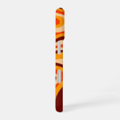 70er Groovy Wave Vibe iPhone 16 Hülle (Rechte Seite)