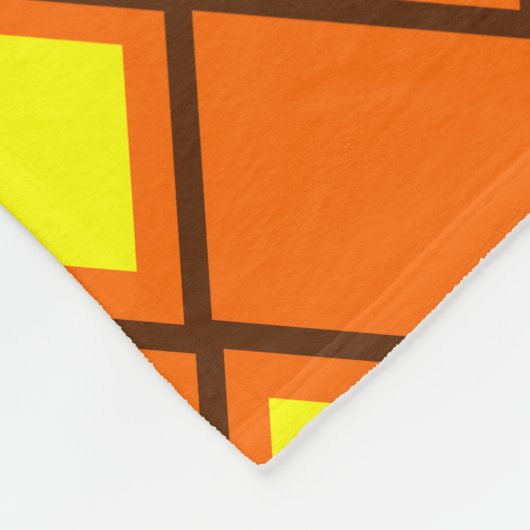 70er Harlequin Fleecedecke (Ecke)