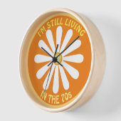 70er Hippy Daisy Pocket Watch Uhr (Winkel)