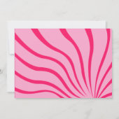 70er-Inspiriert Foto der Retro-Graduation Einladung (Rückseite)